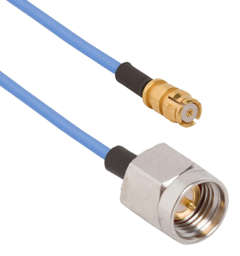 AMPHENOL SV MICROWAVE 7012-1324 CABLE ASSY, SMP JACK-SMA PLUG, 6"