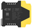 TE CONNECTIVITY SRS4-2NO Safety Relay, 24 VDC, DPST-NO, SRS Series, DIN Rail, 6 A, Screw Clamp