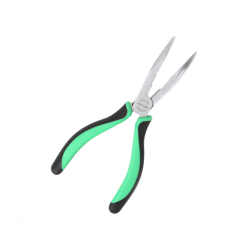 MULTICOMP PRO MP-BN8 Pliers, Bent Nose, 203.2 mm Length, CRV, Thermoplastic Rubber Handle