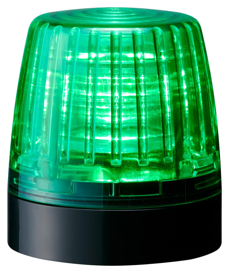 PATLITE NE-24A-G Signal Light, Green, 24VDC, IP65, NEMA 4X, NEMA 13, 61mm H, 56mm Lens, NE-A Series