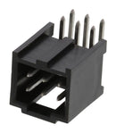 MOLEX 91814-3106 Pin Header, Signal, Wire-to-Board, 2.54 mm, 2 Rows, 6 Contacts, Through Hole Right Angle