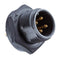 AMPHENOL LTW BU-12PMMS-SC7001 Circular Connector, Standard (B) Series, Panel Mount Plug, 12 Contacts
