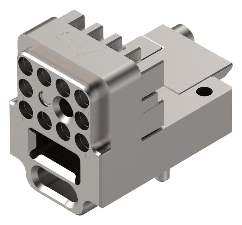AMPHENOL SV MICROWAVE 9351-80004 PLUG IN HYBRID MOD, 10RF/1MT PORT FIBER
