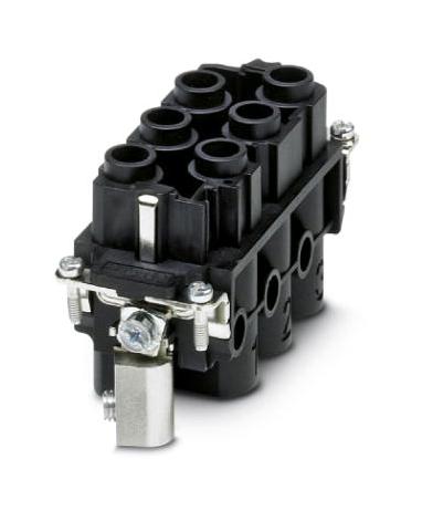 PHOENIX CONTACT 1580537 Heavy Duty Connector, HEAVYCON, Insert, 6+PE Contacts, B16, Socket, Screw Socket