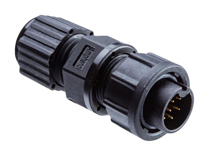 AMPHENOL LTW BBD-06BFMA-LL7001 Circular Connector, Ceres Series, Cable Mount Receptacle, 6 Contacts, Solder Pin, Bayonet