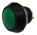 MULTICOMP PRO MP-PB7-01PB4EBRGM Vandal Resistant Switch, 3.5 N, 0.472 ", SPST-NO-DM, Off-(On), Round Domed, Green