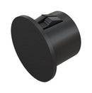 TR FASTENINGS RP0000383401 Blanking Plug, Domed Hole, Black, Nylon 6.6 (Polyamide 6.6), 6.3 mm