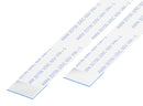 GCT (GLOBAL CONNECTOR TECHNOLOGY) 05-14-A-0203-A-4-06-4-T FFC / FPC Cable, 14 Core, 0.5 mm, Same Sided Contacts, 8 ", 203 mm, White