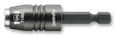 WIHA 32477 Bit Holder, Quick Release, 60 mm, For DIN 3126, ISO 1173, Style D 6.3, F 6.3 Double Bits 32477