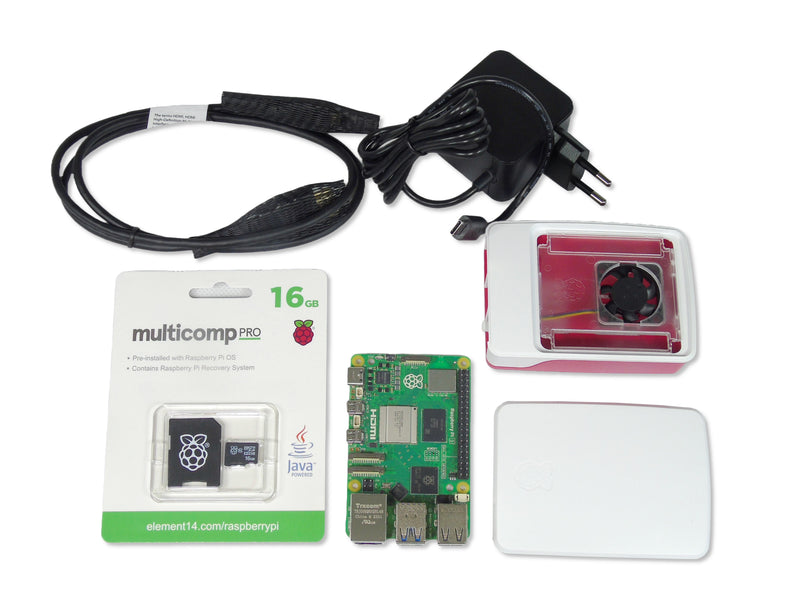 MULTICOMP PRO RPI5-STARTER KIT-8GB-EU RASPBERRY PI 5 STARTER KIT, 8GB, EU PLUG