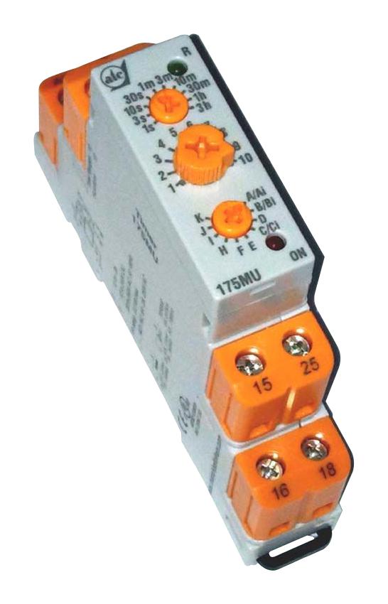 ATC 175MU Analogue Timer, 175 Series, Multifunction, 0.1 s, 3 h, 10 Ranges, 1 Changeover Relay