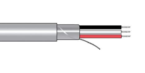 ALPHA WIRE M39032 SL005 Multicore Cable, Screened, 15 Core, 24 AWG, 0.22 mm&sup2;, 100 ft, 30 m
