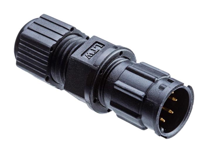 AMPHENOL LTW BD-04BMMA-LL7001 Circular Connector, Ceres Series, Cable Mount Plug, 4 Contacts, Solder Pin, Bayonet