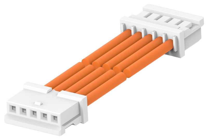 TE CONNECTIVITY 2405417-4 Cable Assembly, CN1 Connector to CN2 Connector, 5 Ways, 1.5 mm, 1 Row, 300 mm, 11.8 "