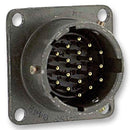 AMPHENOL INDUSTRIAL MS3112E8-3P Circular Connector, MIL-DTL-26482 Series I, MS3112 Series, Box Mount Receptacle, 3 Contacts