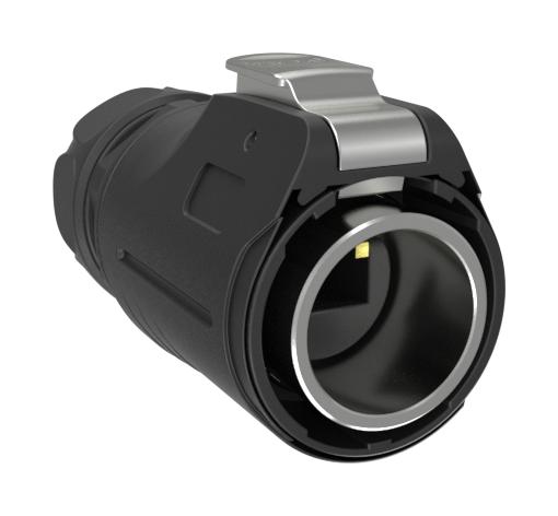 AMPHENOL COMMUNICATIONS SOLUTIONS MRKDPL0M0A000 Modular Connector, Housing, Latch Lock, RJ45 Plug, 8P8C, Cat5, IP67, Cable Mount