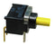 NIDEC COMPONENTS FP1F-5M-Z Pushbutton Switch, FP, SPDT, On-(On), Plunger for Cap, Yellow