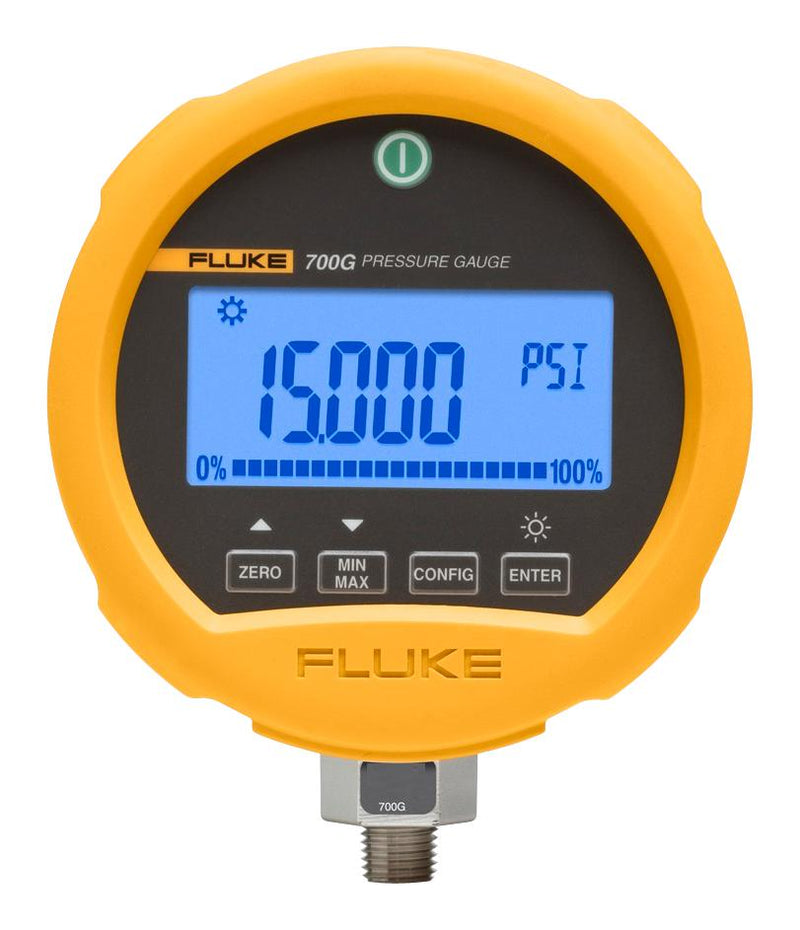 FLUKE FLUKE-700G06 Calibrator, -12 to +100 PSI, Pressure, 5 ", 4.5 ", 1.5 ", &plusmn; 0.05% Full Scale, 1.22 lb