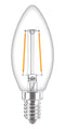 PHILIPS LIGHTING 9.29001E+11 LED Light Bulb, Clear Candle, E14 / SES, Warm White, 2700 K, Non-Dimmable GTIN UPC EAN: 8719514377578