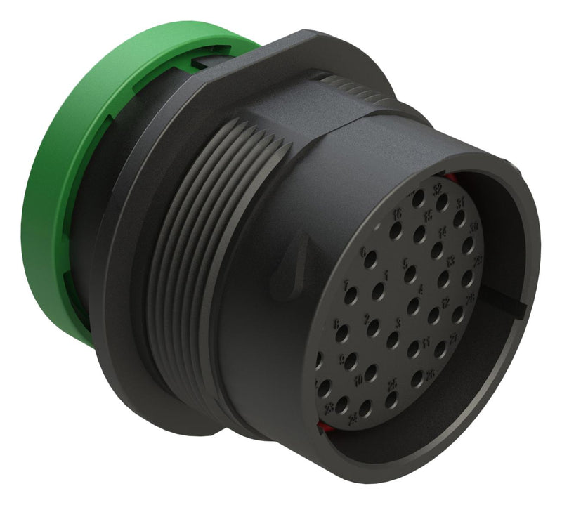 AMPHENOL SINE/TUCHEL AHDP04-24-33SN-BRA CIRCULAR CONNECTOR, RCPT, 24-33, CRIMP