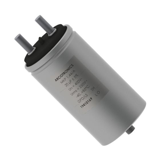 KEMET C44AMGP5250ZA0J Power Film Capacitor, Metallized PP, Can, 25 &micro;F, &plusmn; 5%, Snubber, Stud Mount - M12