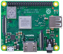 RASPBERRY-PI RPI3-MODAP SBC, Raspberry Pi3 A+, BCM2837B0, ARM Cortex-A53, 512MB RAM, MicroSD, Wifi, HDMI, 1&Atilde;�USB 2.0 GTIN UPC EAN: 0652508442181