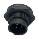 NORCOMP 869-03B-103R001 Circular Connector, Circular Connector, Cavalier Series, Panel Mount Plug, 3 Contacts, Solder Pin
