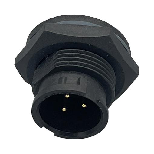 NORCOMP 869-03B-103R001 Circular Connector, Circular Connector, Cavalier Series, Panel Mount Plug, 3 Contacts, Solder Pin
