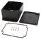 HAMMOND 1550Z113FBK Metal Enclosure, w/ Flange, Instrument, Diecast Aluminium, 115 mm, 90 mm, 55 mm, IP66, IP67, IP68