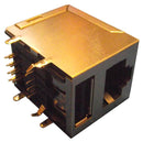 TE CONNECTIVITY 1775855-1 Modular Connector, RJ45 Jack with USB, 2 x 1 (Stacked), 8P8C, Through Hole Mount
