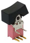MULTICOMP PRO MP-R3-2B-C-5-G-14 Rocker Switch, Subminiature, IP67, On-On, SPDT, Non Illuminated, Through Hole, Black