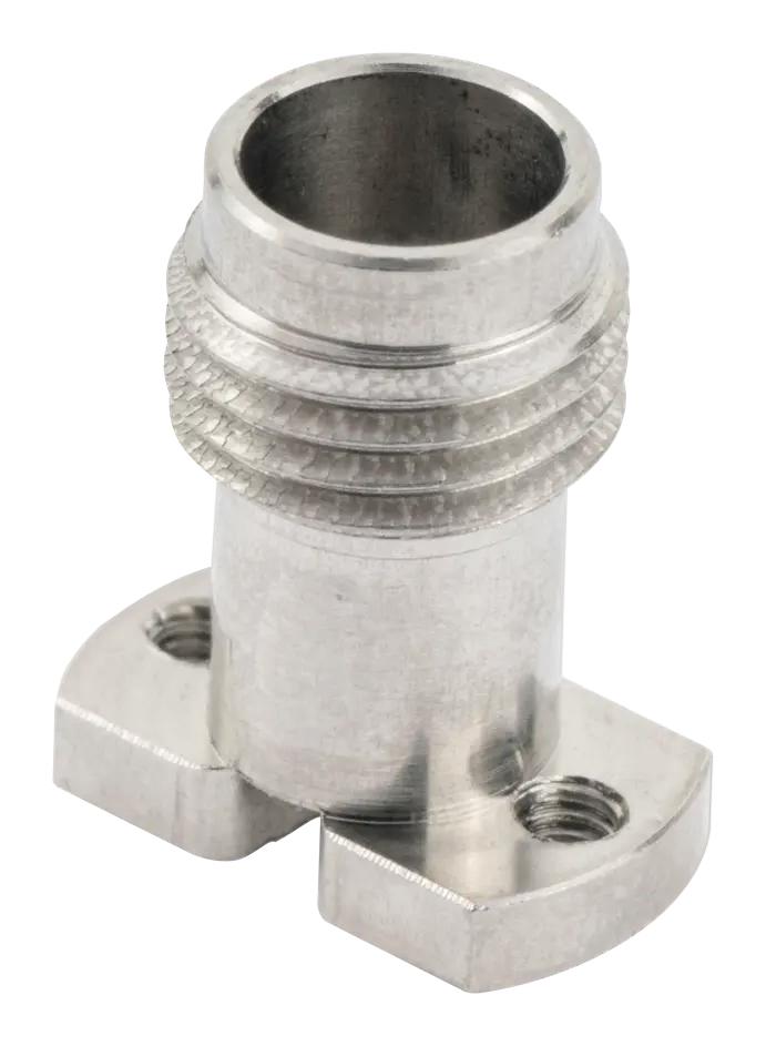 HUBER+SUHNER 82"PC24-S50-0-200/199"NE RF / Coaxial Connector, 2.4mm Coaxial, Straight Flanged Jack, Solder, 50 ohm, Beryllium Copper