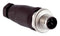 SICK STE-1205-G Sensor Connector, M12, Male, 5 Positions, Screw Pin, Straight Cable Mount