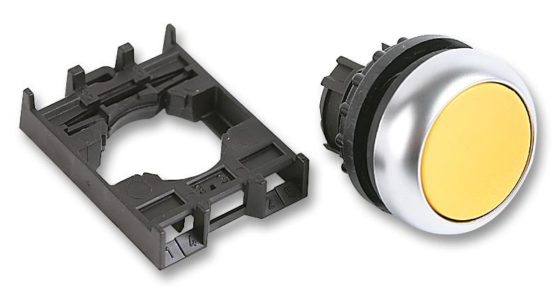 EATON MOELLER M22-D-Y+M22-A Switch Actuator, Eaton Moeller M22 Series 22mm Dia Pushbutton Switches