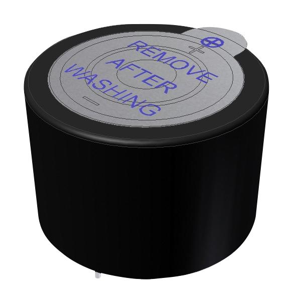 PUI AUDIO AI-2429-TWT-R Transducer, Continuous, 100 dBA, 2.9 kHz, Through Hole, Internal