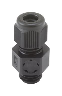 HYLEC K348-1012-00 Cable Gland, M12 x 1.5, 3 mm, 6.5 mm, Nylon 6 (Polyamide 6), Light Grey, IP66, IP68