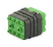 SOURIAU-SUNBANK / EATON 8MQ2M9910AD RECTANGULAR MODULE, PLUG, 10POS, 3ROW