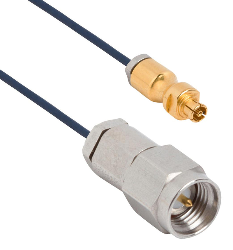 Amphenol SV Microwave 7032-9437 7032-9437 Cable Assy Smpm JACK-SMA Plug 3"