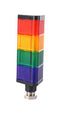 MALLORY JTC028-RYGB-CD STACK LIGHT, BLUE/GREEN/RED/YELLOW, 24V
