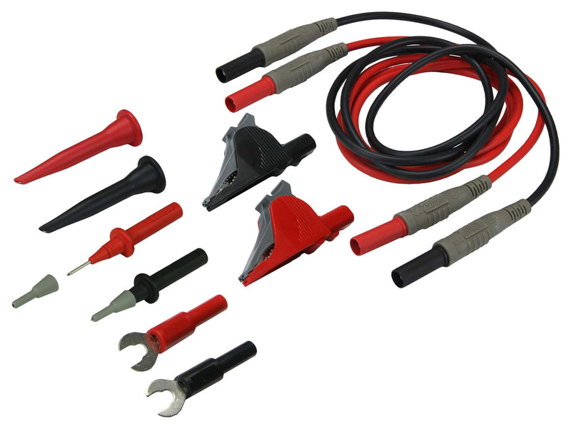 CAL TEST ELECTRONICS CT2695C Digital Multimeter Kit, Handheld, Adapters, Ex-Lg Alligator Clips, 3900 Series Fix Tip Probes