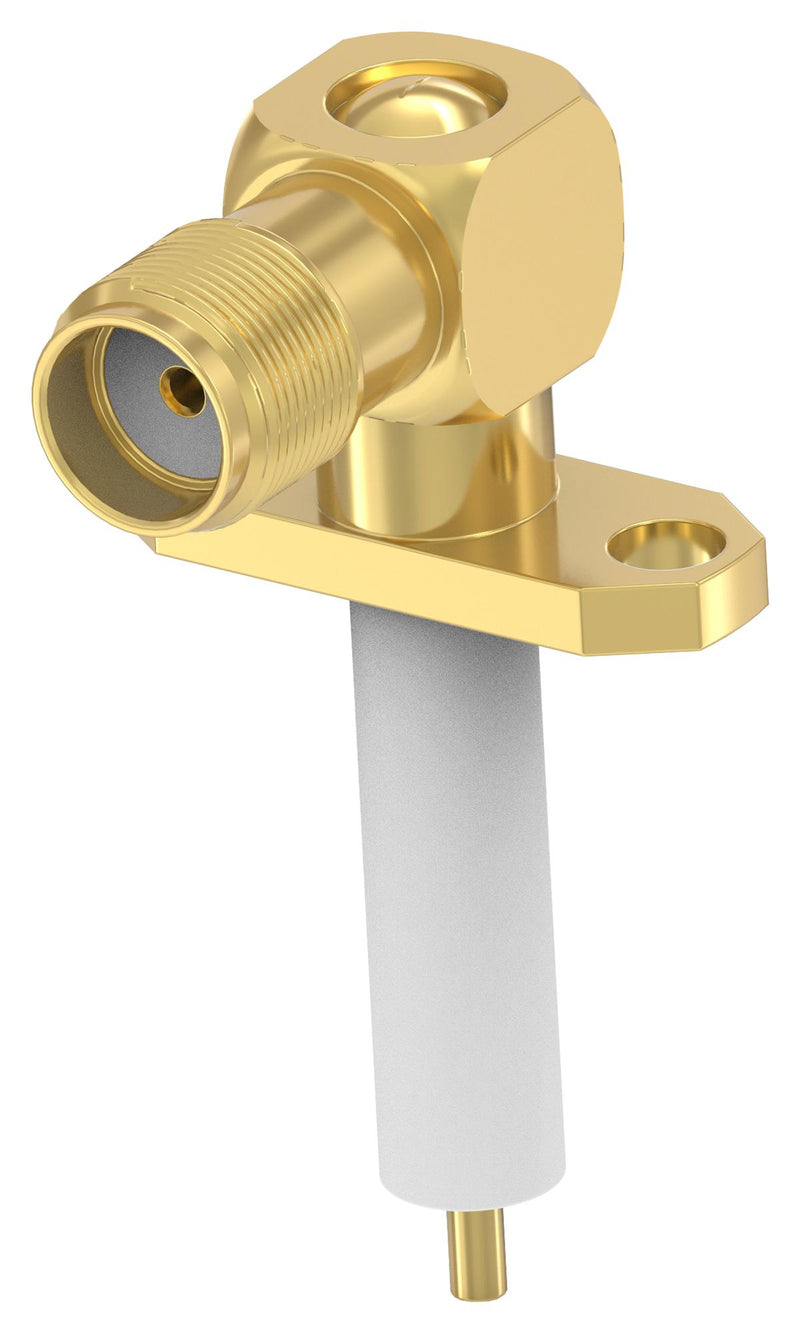 TE CONNECTIVITY 2486509-1 RF COAX CONN, R/A, SMA JACK, 50 OHM