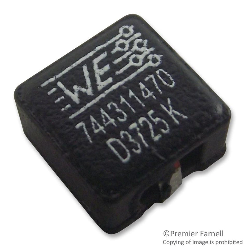 WURTH ELEKTRONIK 744318270 Power Inductor (SMD), 2.7 &micro;H, 16 A, Shielded, 20 A, WE-HCI Series
