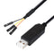 MULTICOMP PRO MP015230 USB to RS232 Cable, USB Type A, 2.54mm Terminal, FT232RL, 1m Length