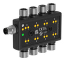 BANNER ENGINEERING R95C-8B22-KQ Signal Converter, 8-Port, IO-Link, 2 Channels, 30 VDC