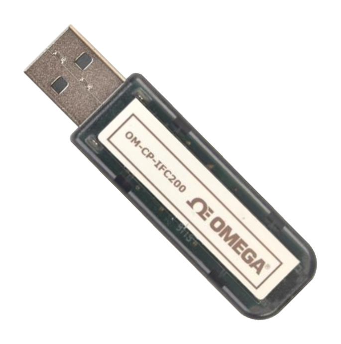 OMEGA OM-CP-IFC200 Test Accessory, Windows Software, USB Interface Cable, OM-CP Series Data Loggers