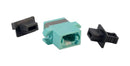 L-COM FOA-MPOF Fiber Optic Adapter, MPO, MPO, Jack, Jack, Straight Panel Adapter