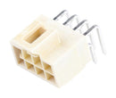 MOLEX 105314-2108 Pin Header, Power, Wire-to-Board, 2.5 mm, 2 Rows, 8 Contacts, Through Hole Right Angle