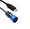 BULGIN LIMITED PXP4041/C/C/5M00 USB Cable, Sealed Type C Plug to Type C Plug, 5 m, 16.4 ft, USB 3.2, Black