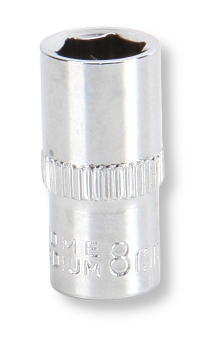 MULTICOMP PRO MP14-CRV08 Socket, Hex, 8mm, 1/4" Drive Size, Chrome Vanadium, DIN3120