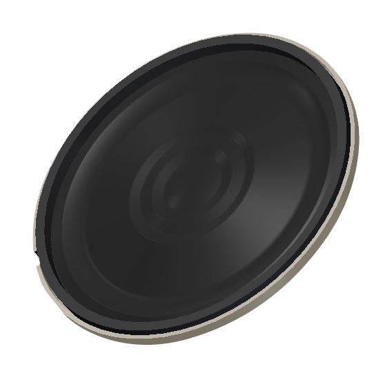 PUI AUDIO AS03608MR-SC-R Speaker, 500 Hz to 4.5 kHz, 8 ohm, 1.5 W, 91 dBA, Round, Bare Mount